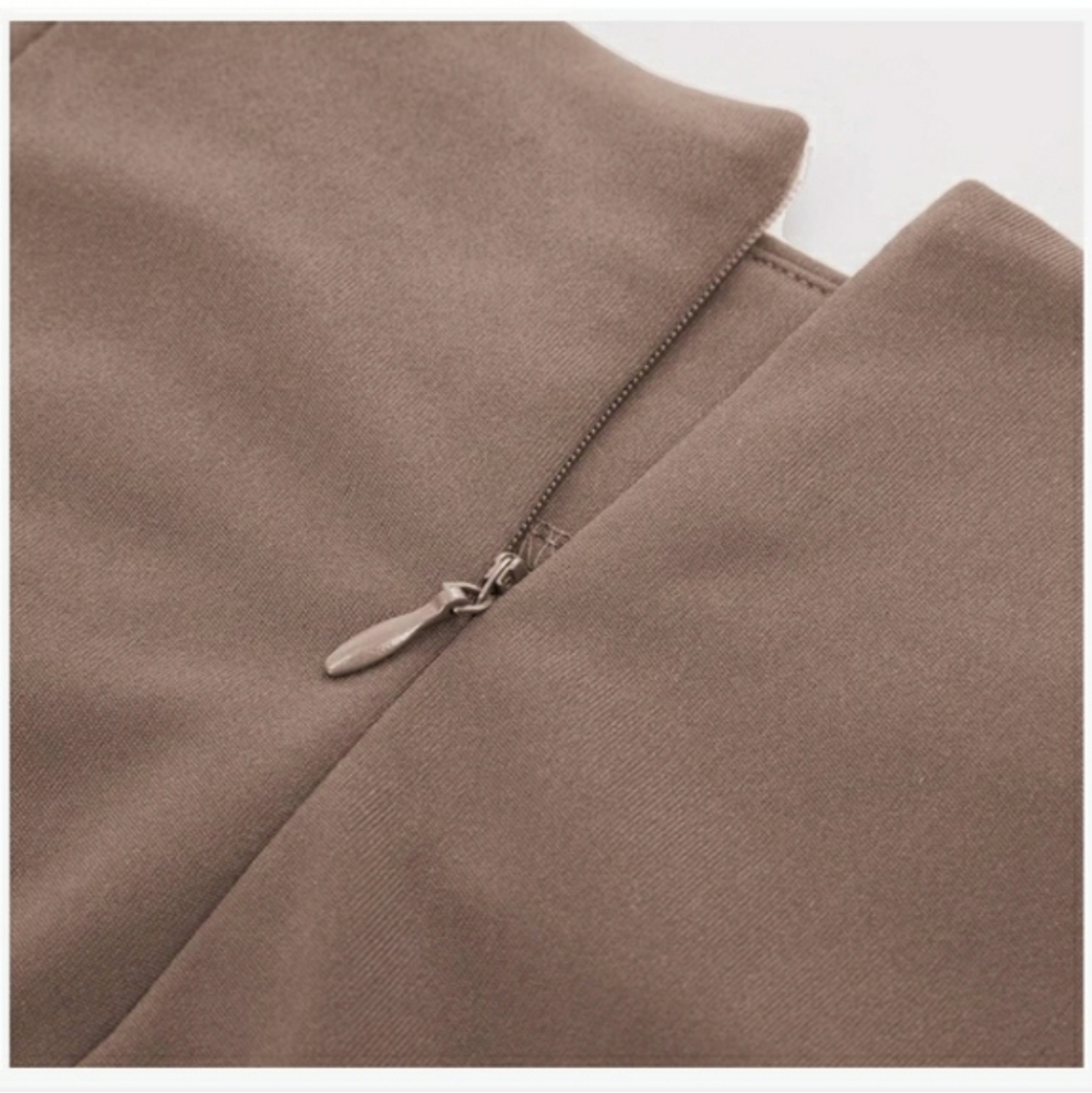 Elegant Brownish / Rose Pencil Skirt, 3X - Picture 4 of 8